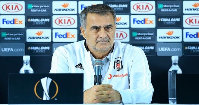 Beşiktaş Teknik Direktörü Şenol Güneş: Olumsuz hava ve saha şartlarını yenebilecek güçteyiz