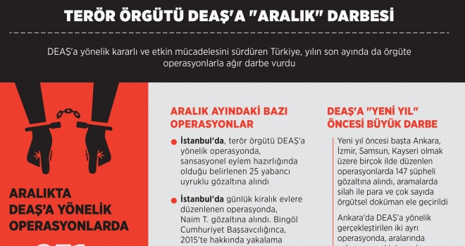 Terör örgütü DEAŞ'a 'aralık' darbesi