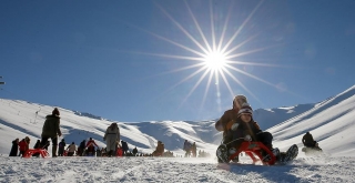 Sömestir tatilinin son gününün tadını kayarak çıkardılar