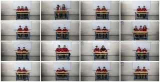 Bu okulda 17 ikiz ve 3 üçüz eğitim görüyor