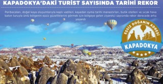 Kapadokya'daki turist sayısında tarihi rekor
