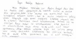 BİR MEKTUP 2 BİN KİTAP