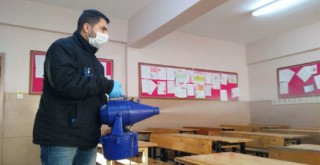 OKULLAR DEZENFEKTE EDİLDİ