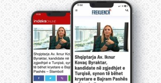 ILKNUR KOVAÇ BAYRAKTAR'A BALKANLAR'DAN SICAK MESAJLAR
