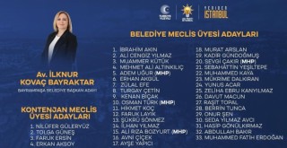 AK PARTİ BAYRAMPAŞA BELEDİYE MECLİS ÜYESİ ADAYLARI AÇIKLANDI