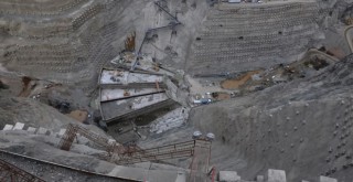 Yusufeli Barajı'nda gövde yüksekliği 50 metreye ulaştı